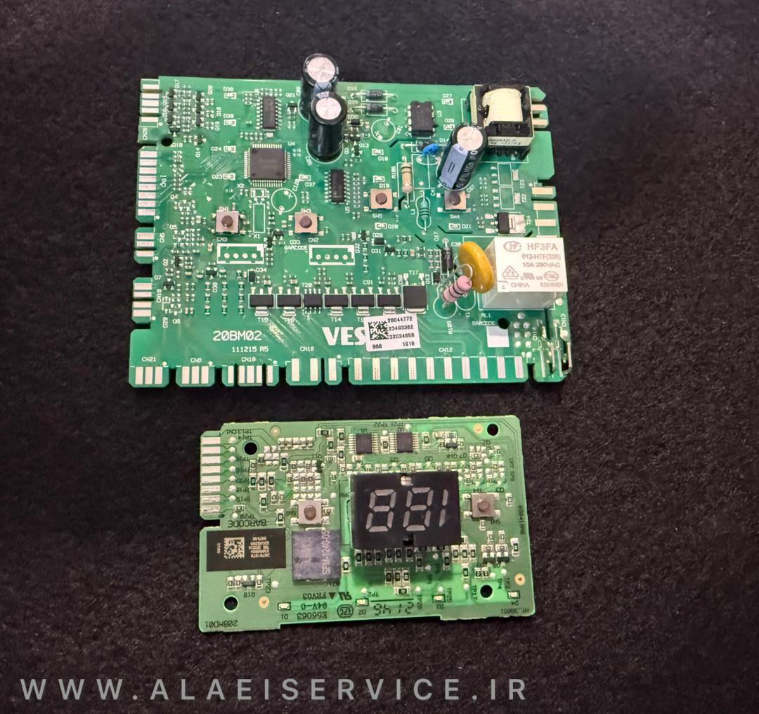 برد و نمایشگر کامل ظرفشویی وستل _ شارپ(اصل)